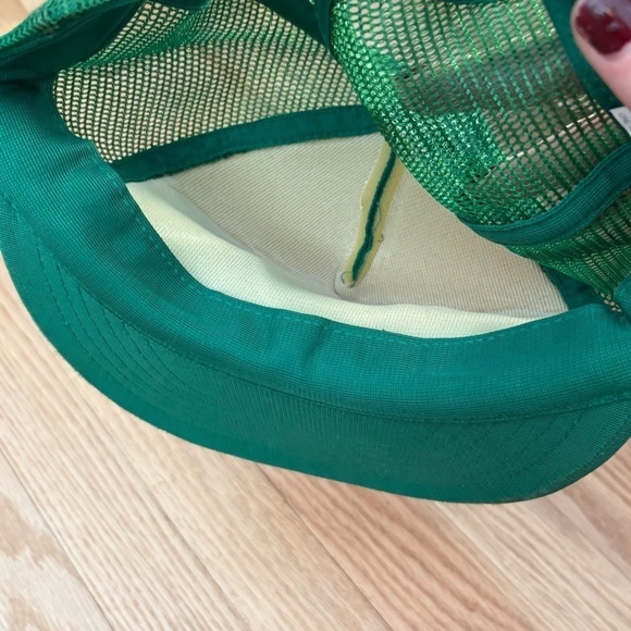 Vintage Schuylkill County Fair Association Mesh SnapBack Hat Puffy Trucker Green - Picture 8 of 8